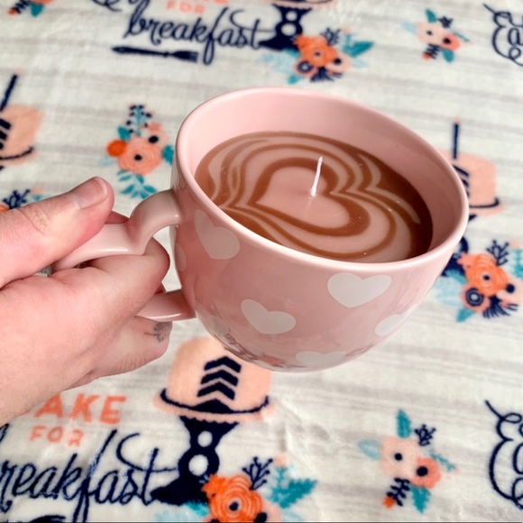 1 LEFT! ☕️ Cup Of Love Latte Art Candle Mug ☕️ - Picture 5 of 8